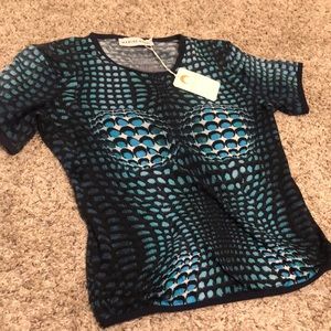 Fish scale inspired top